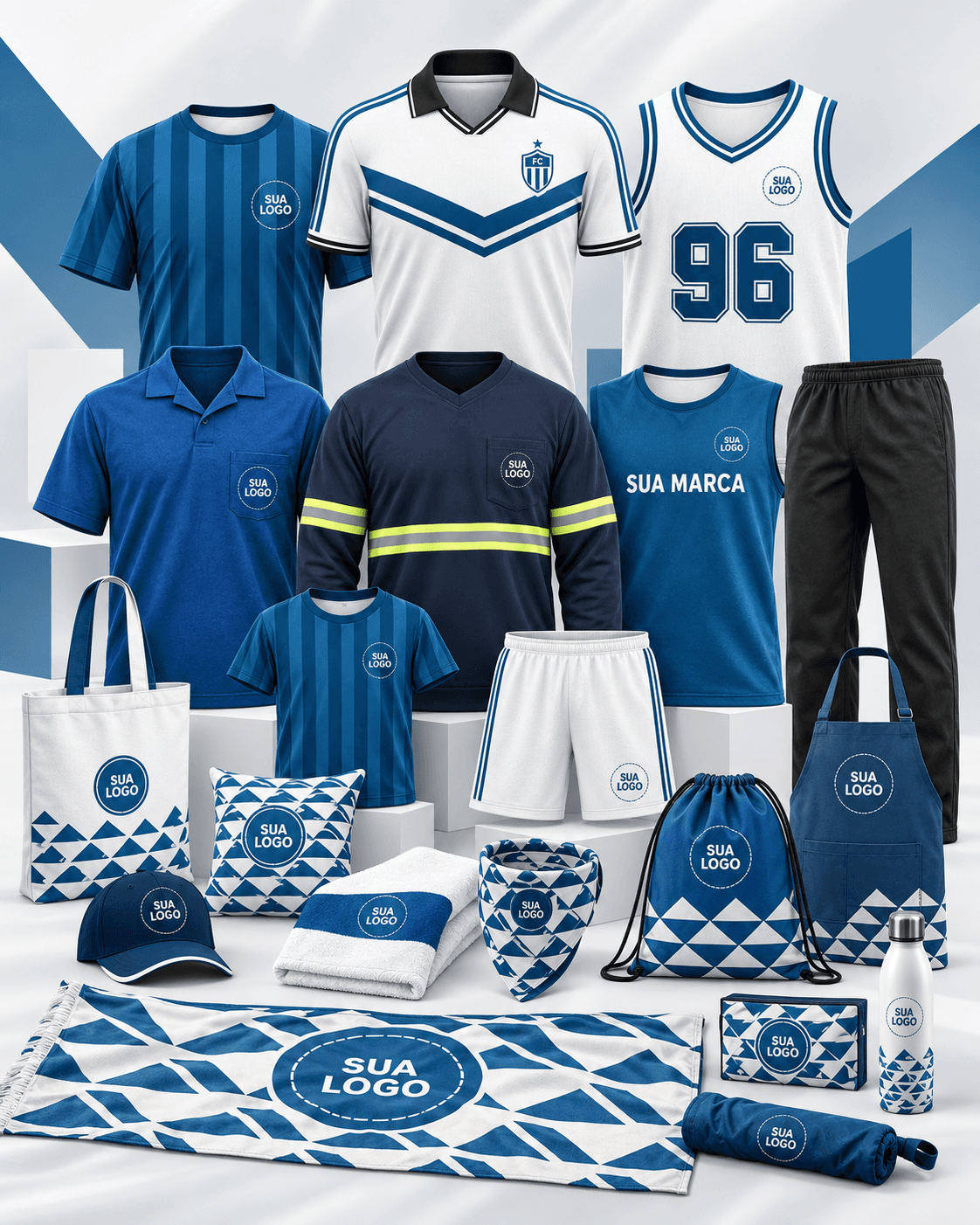 Chão de fábrica da Santa Helena — fileiras de camisas em produção